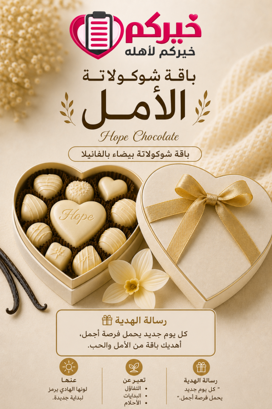 شوكولاتة الأمل — فاخرة