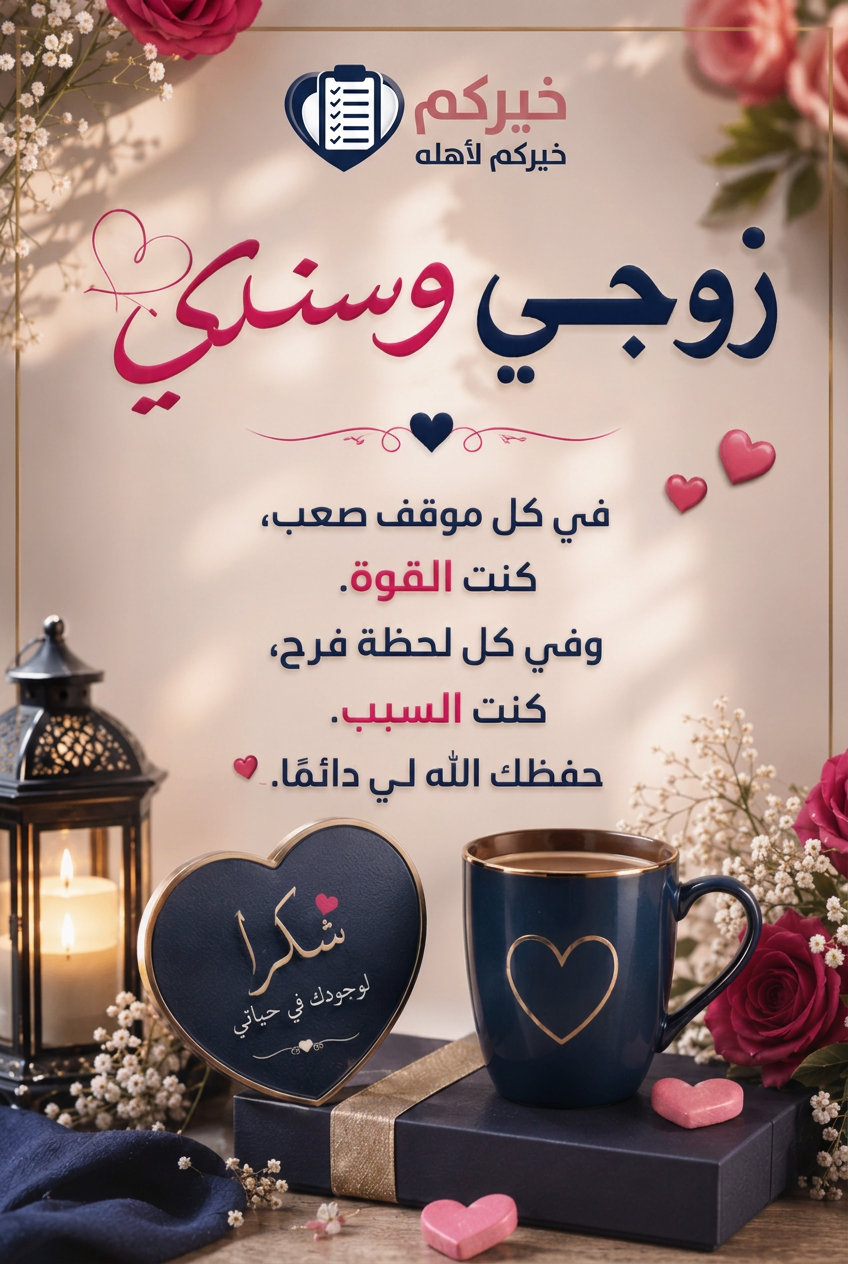 زوجي وسندي