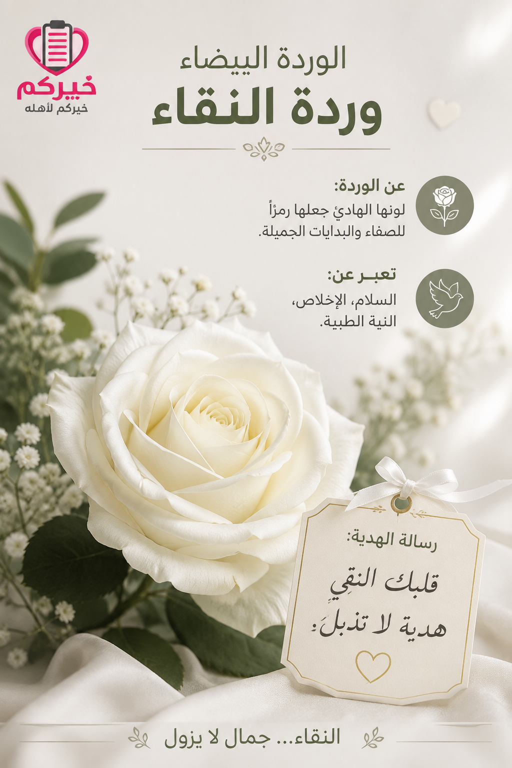 وردة النقاء