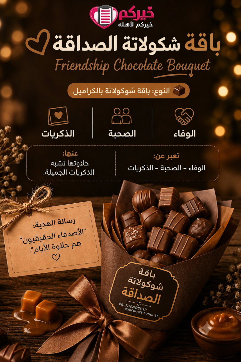 شوكولاتة الصداقة — فاخرة