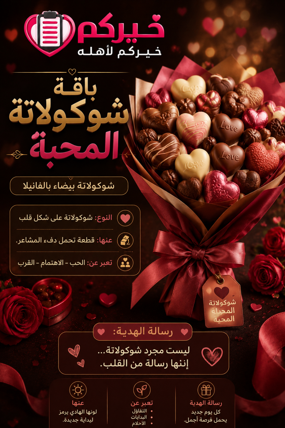 شوكولاتة المحبة — فاخرة